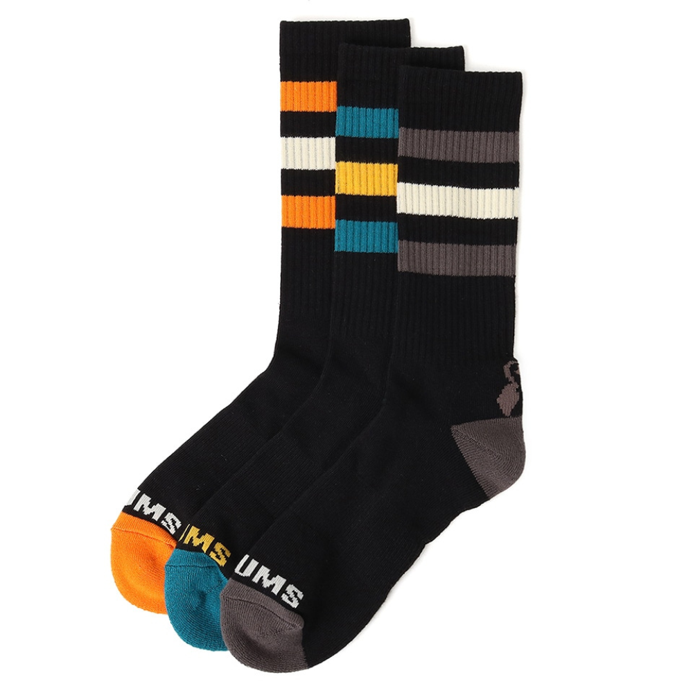 CHUMS 3P Booby Medium Socks