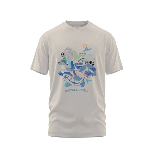 ARTY:ACTIVE Unisex's T-shirt Fragmented Sportive