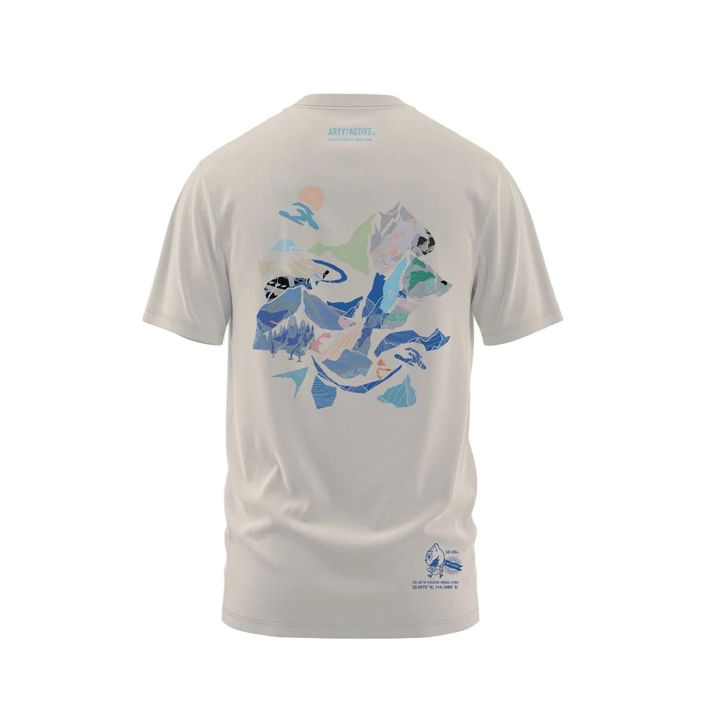 ARTY:ACTIVE Unisex's T-shirt Fragmented Sportive