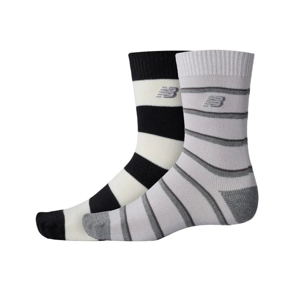 New Balance Retro Stripe Crew Socks 2 Pack