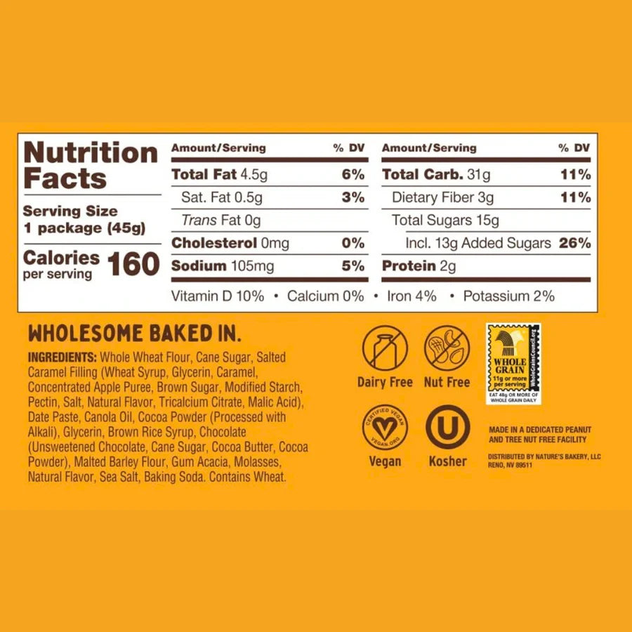 Nature's Bakery Whole Wheat Brownie