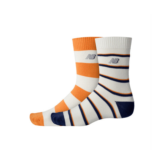 New Balance Retro Stripe Crew Socks 2 Pack