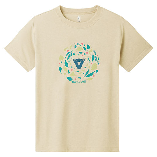MONTBELL KID'S WICKRON TEE LEAF DANCE