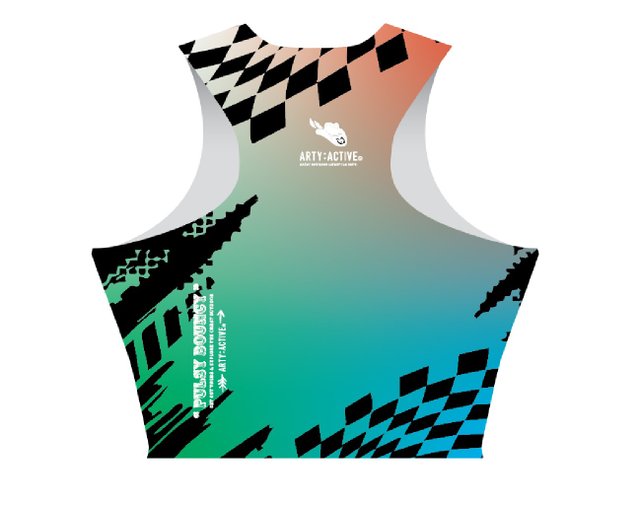 ARTY:ACTIVE Women's Race Crop Top