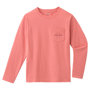 MONTBELL Kid's COTTON Long Sleeves POCKET TEE