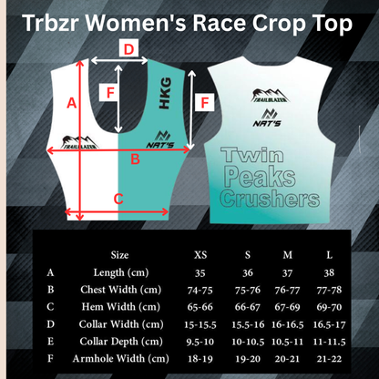 Trbzr Women's Race Crop Top