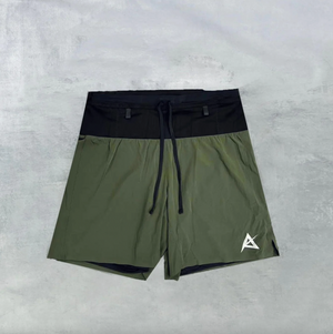 Akiv 2 in 1 Multi Pocket Running Shorts (Unisex) - 2 in 1 Tights Style(Green Limited Version)