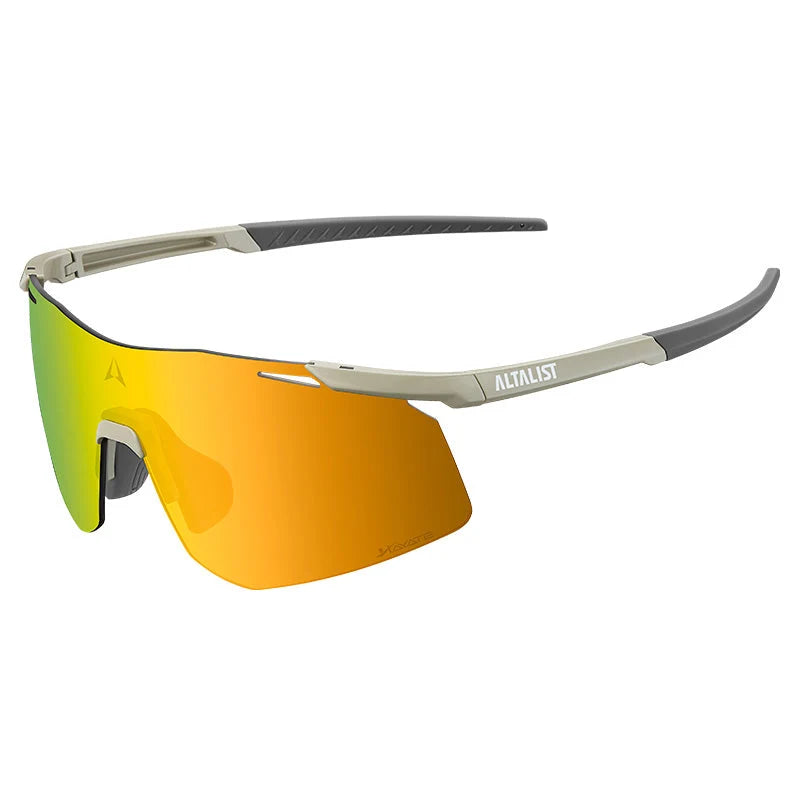ALTALIST INTERCHANGEABLE SPORTS EYEWEAR(2IN1 VIV plus & ADV Photochromic Anti-Fog lens+Night Vision Clear lens)-HAYATE R3 運動太陽眼鏡 - 鍍膜變色防霧鏡片 + 夜用透明鏡片