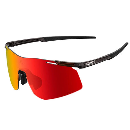 ALTALIST INTERCHANGEABLE SPORTS EYEWEAR(2IN1 VIV plus & ADV Photochromic Anti-Fog lens+Night Vision Clear lens)-HAYATE R3 運動太陽眼鏡 - 鍍膜變色防霧鏡片 + 夜用透明鏡片