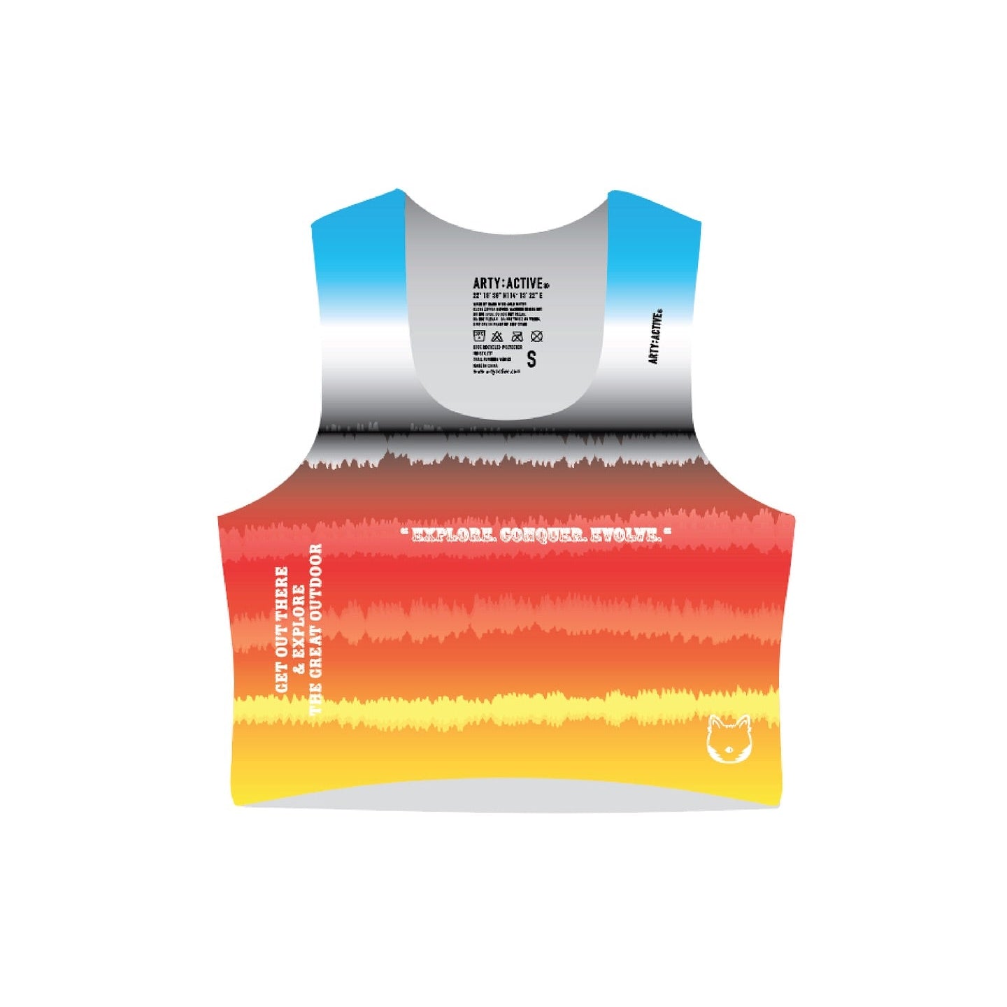 ARTY:ACTIVE Women's Race Crop Top