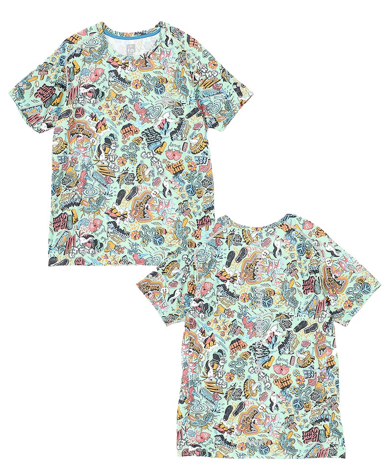 CHUMS Running Patterned T-Shirt