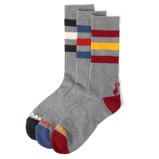 CHUMS 3P Booby Medium Socks