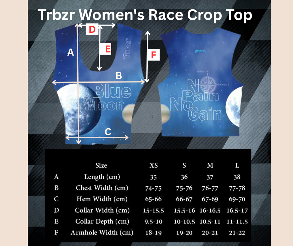 Trbzr Women's Race Crop Top