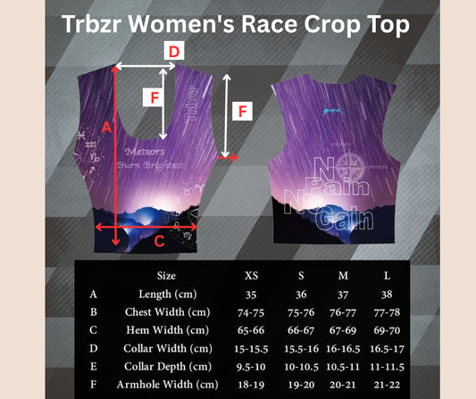 Trbzr Women's Race Crop Top