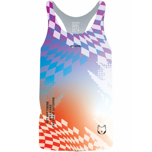ARTY:ACTIVE Unisex's Racing Cut Tank