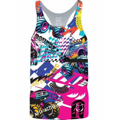 ARTY:ACTIVE Unisex's Racing Cut Tank