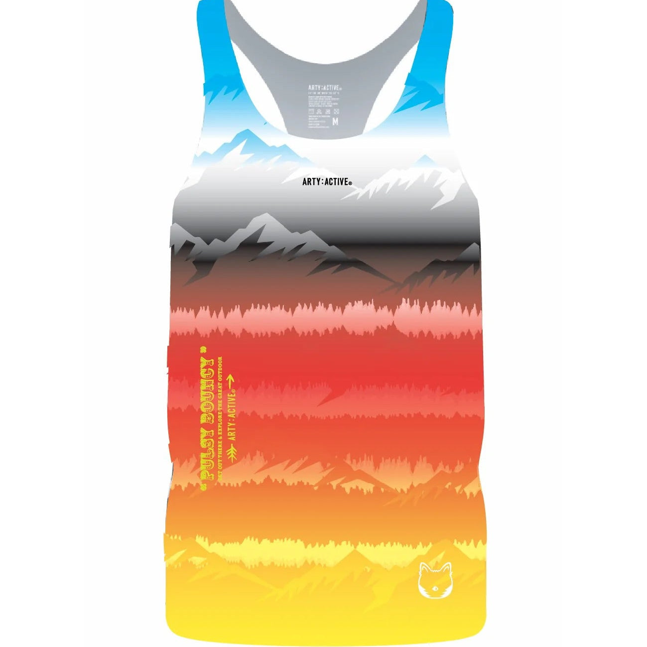 ARTY:ACTIVE Unisex's Racing Cut Tank