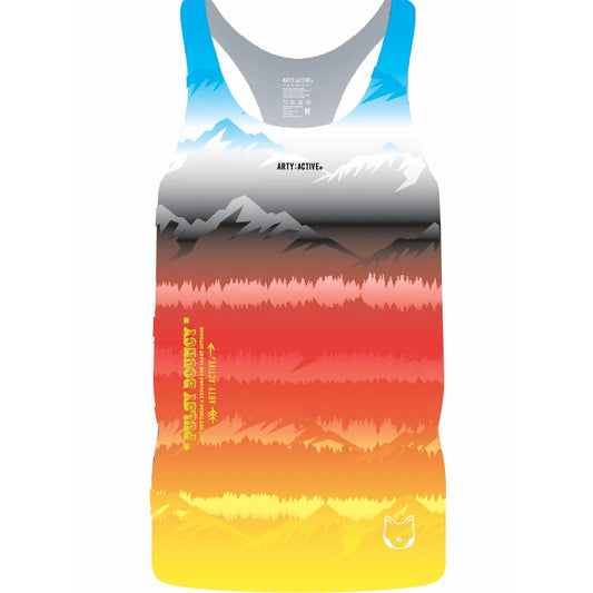 ARTY:ACTIVE Unisex's Racing Cut Tank