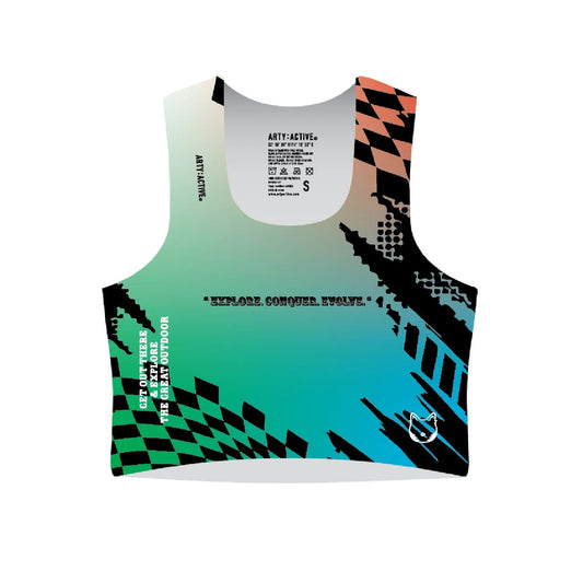 ARTY:ACTIVE Women's Race Crop Top