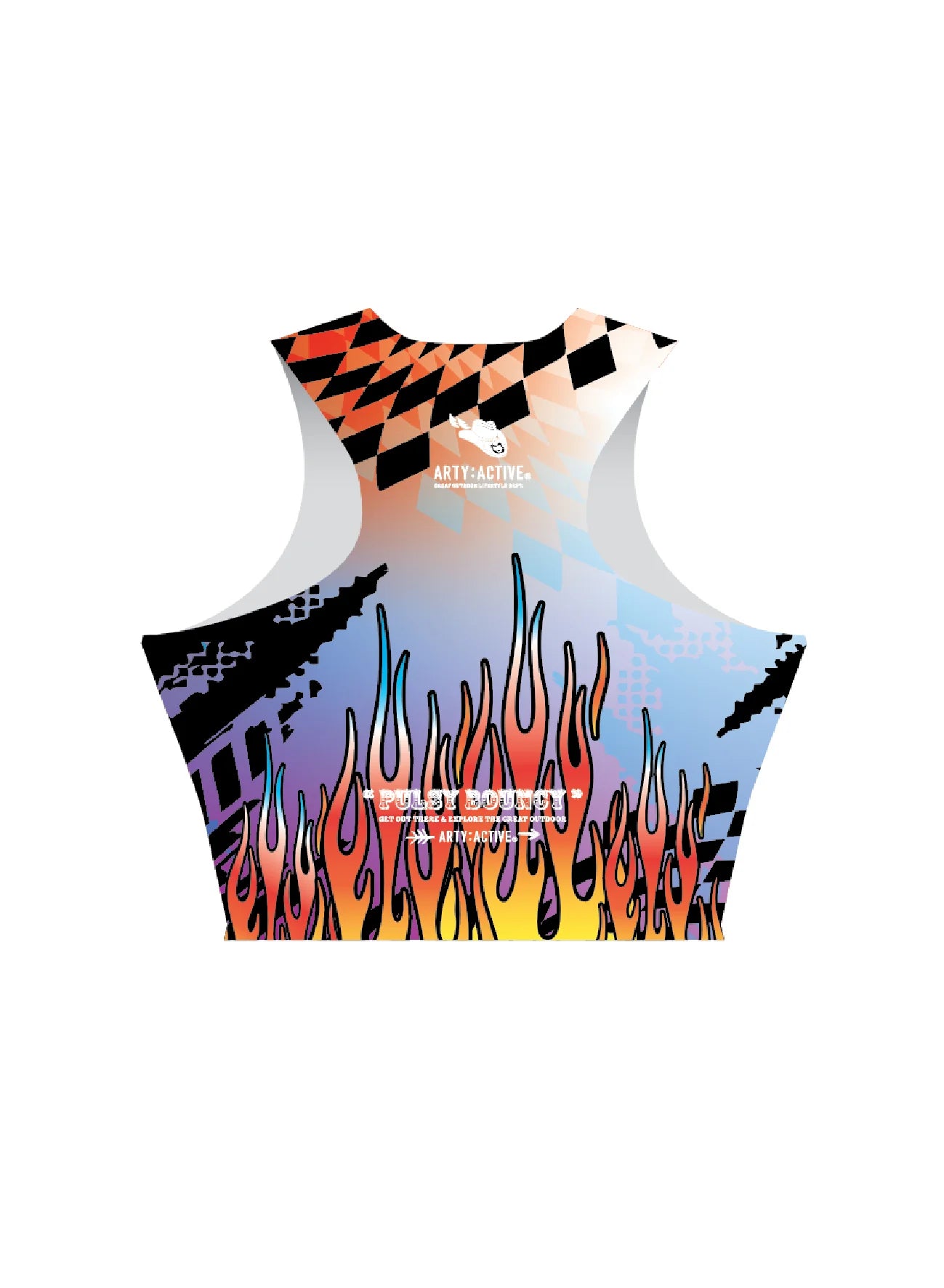 ARTY:ACTIVE Women's Race Crop Top