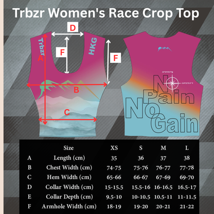 Trbzr Women's Race Crop Top