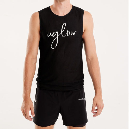 Uglow Men's Wide Top Tank (bubble mesh AERO)