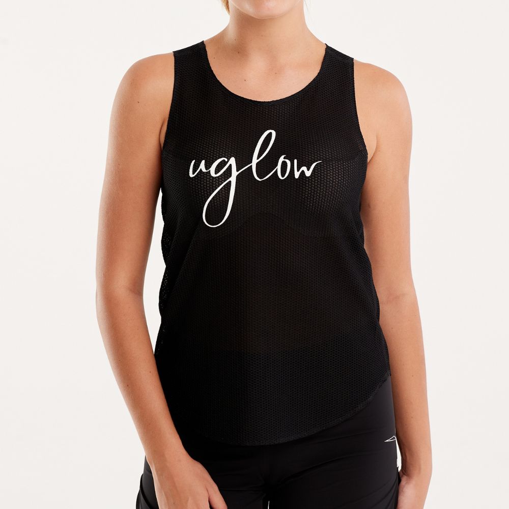 Uglow Women's Wide Top Tank (bubble mesh AERO)