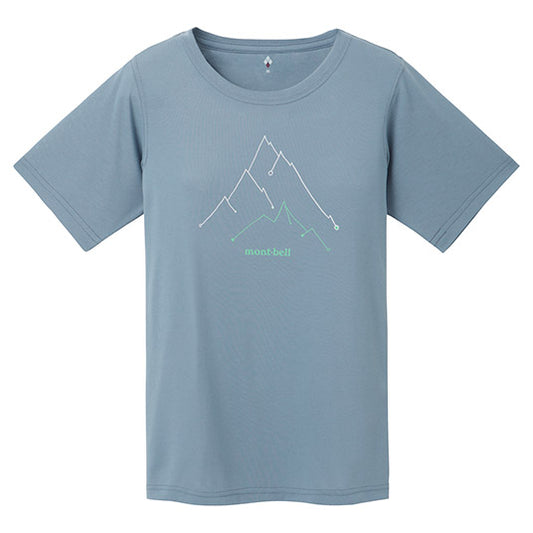 Montbell Women's WICKRON TEE PEAK