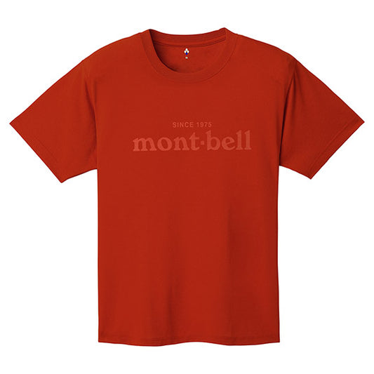 MONTBELL WICKRON TEE EMBOSSED LOGO