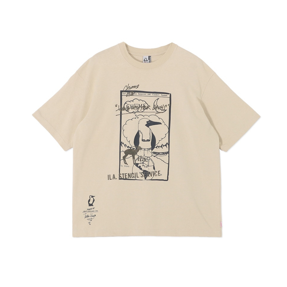 CHUMS Women's 守矢努 OLD BOOBY T-SHIRT
