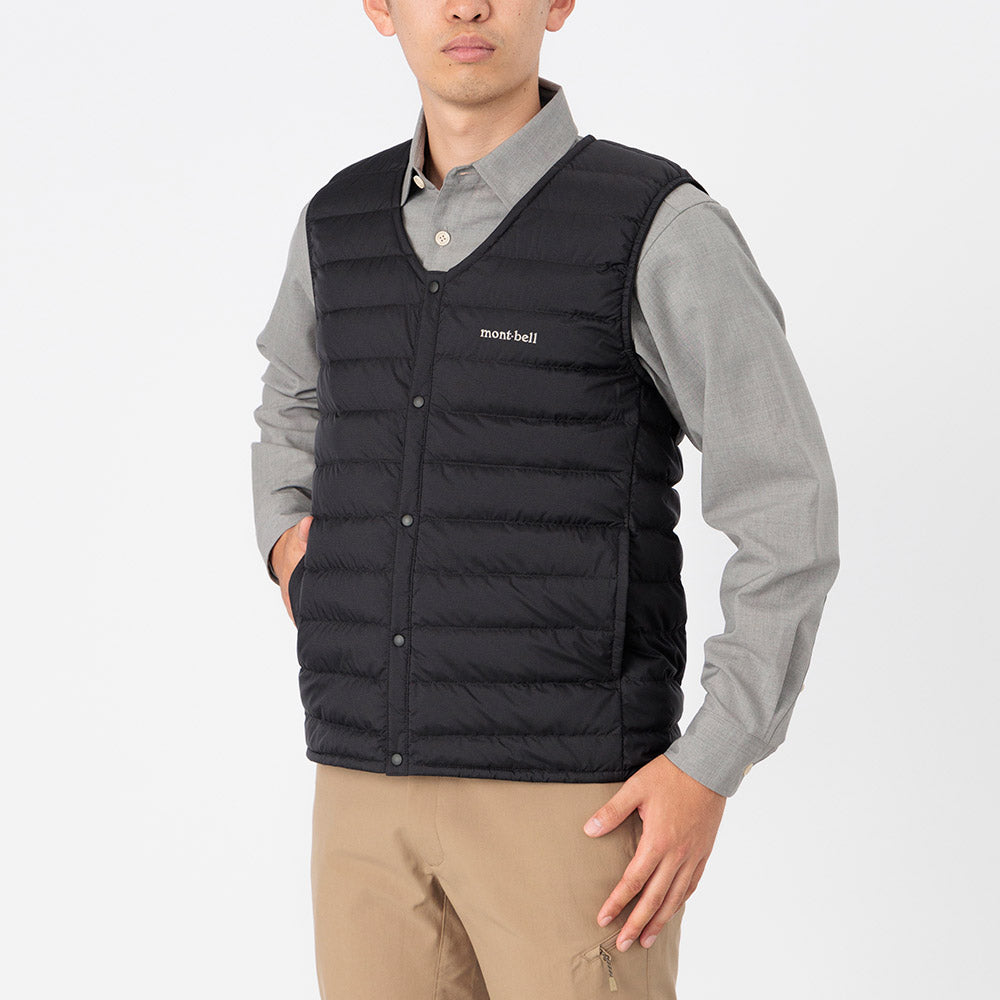 MONTBELL Men's SUPERIOR DOWN V-NECK VEST