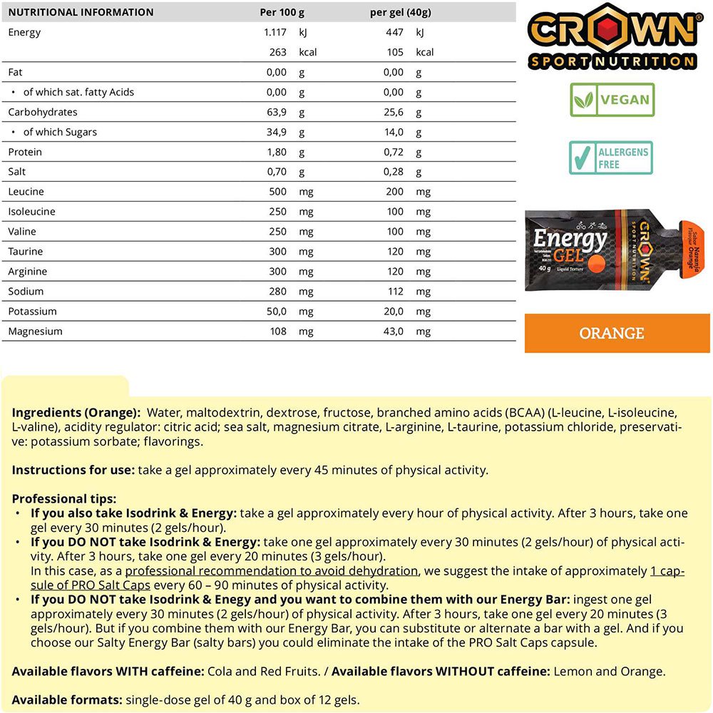 CROWN Energy Gel