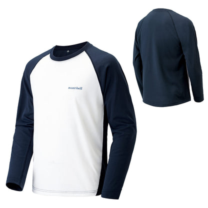 MONTBELL MEN's WICKRON RAGLAN LONG SLEEVE TEE