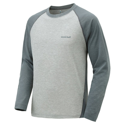 MONTBELL MEN's WICKRON RAGLAN LONG SLEEVE TEE