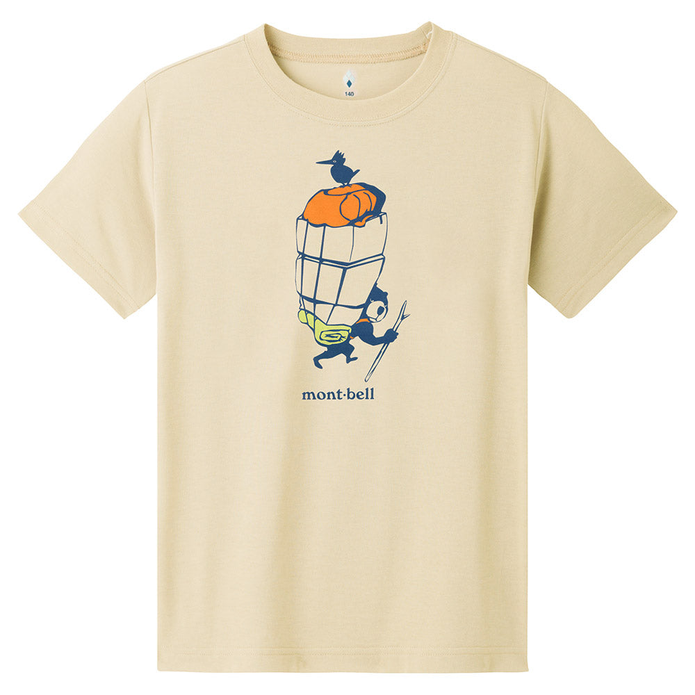 MONTBELL KID's WICKRON TEE GOURIKI