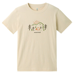 Montbell KID'S COTTON TEE CAMPING