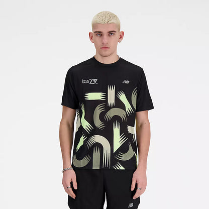 New Balance Men's London Edition Printed NB Athletics Run T-Shirt