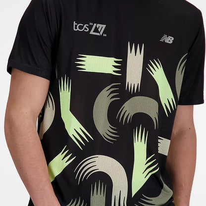 New Balance Men's London Edition Printed NB Athletics Run T-Shirt