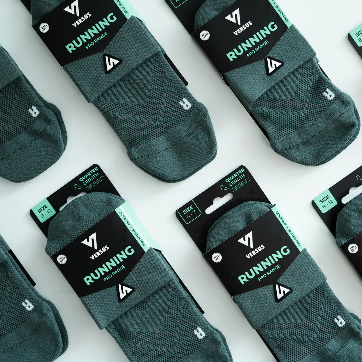 Versus Running Quarter Socks