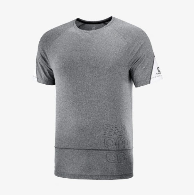 SALOMON Men's CROSS RUN GRAPHIC TEE