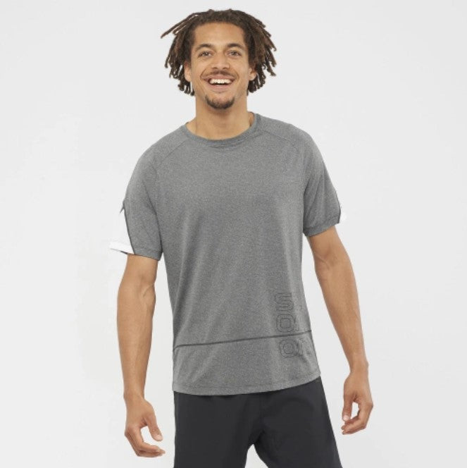 SALOMON Men's CROSS RUN GRAPHIC TEE