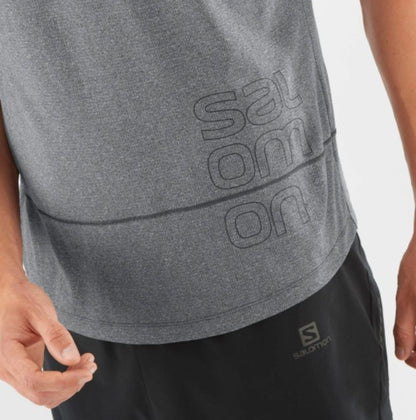 SALOMON Men's CROSS RUN GRAPHIC TEE