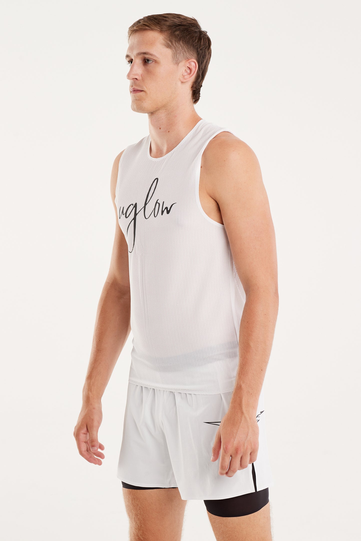 Uglow Men's Wide Top Tank (bubble mesh AERO)