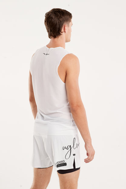 Uglow Men's Wide Top Tank (bubble mesh AERO)