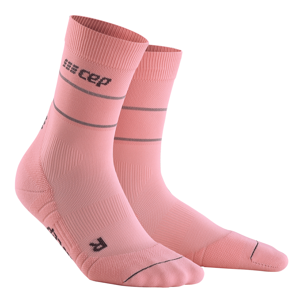 cep Women's reflective mid cut socks