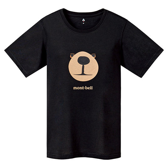 MONTBELL WOMEN'S WICKRON TEE MONTA BEAR FACE