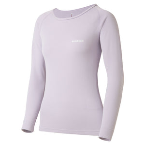 MONTBELL Women's ZEO-LINE MIDDLE WEIGHT ROUND NECK SHIRT