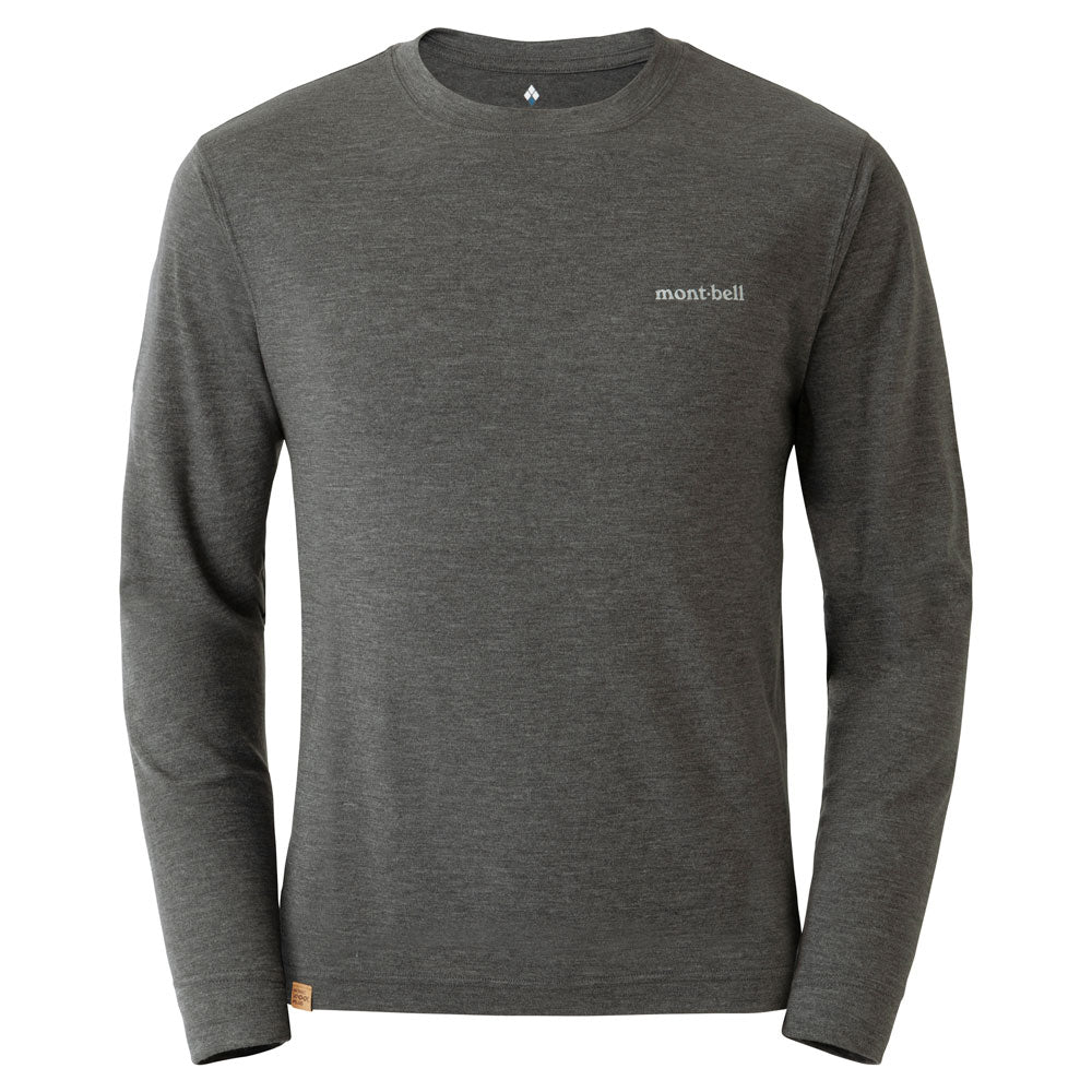 MONTBELL Men's MERINO WOOL PLUS LIGHT Long Sleeves TEE